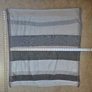 Inoui Editions Silk/Cotton Scarf Black Grey Tan Inouitoosh Inoui Paris